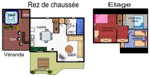 Plans inside the cottage